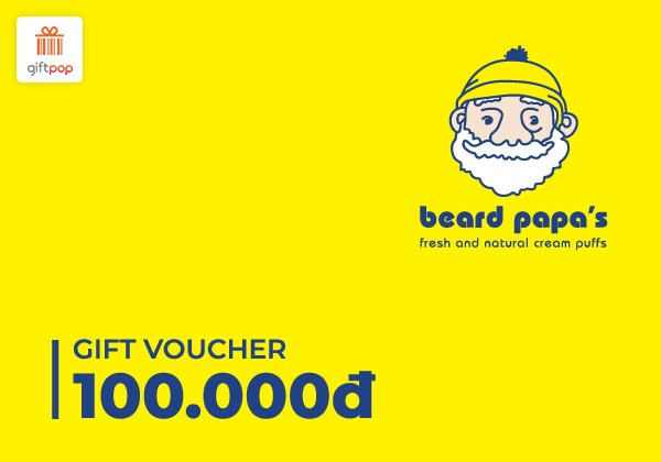 Phiếu quà tặng Beard Papas 100K