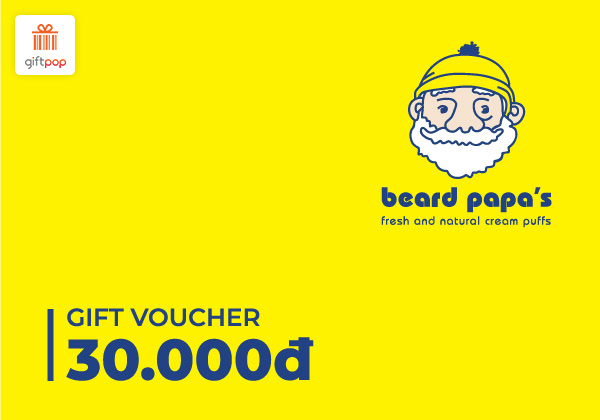 Phiếu quà tặng Beard Papas 30K