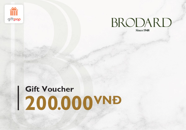 Phiếu quà tặng Brodard 200k