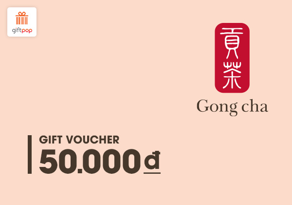 Phiếu quà tặng Gong Cha 50K