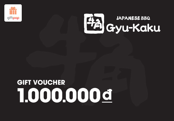 Phiếu quà tặng Gyu-Kaku 1000K