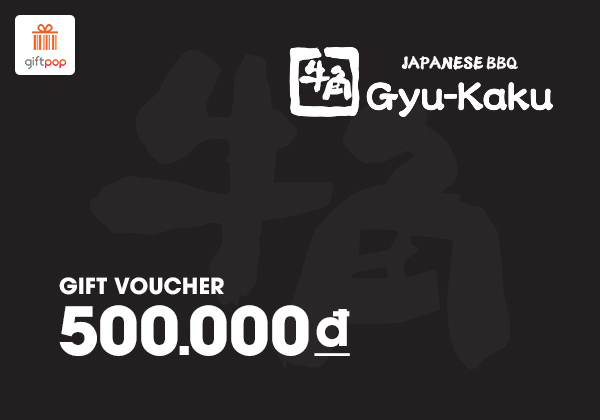 Phiếu quà tặng Gyu-Kaku 500K