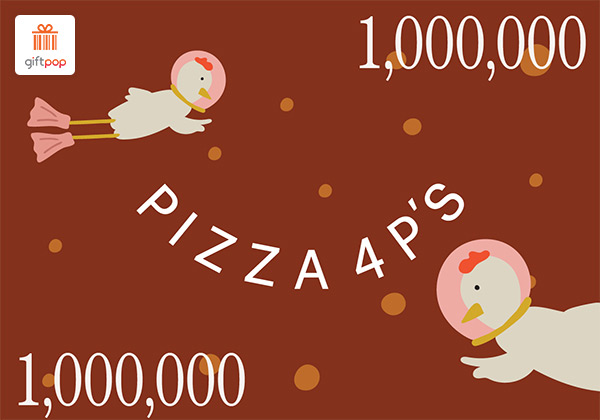 Phiếu quà tặng Pizza 4P's 1.000.000đ