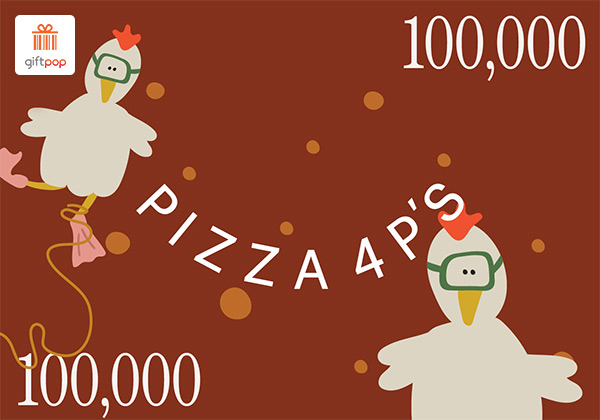 Phiếu quà tặng Pizza 4P's 100k