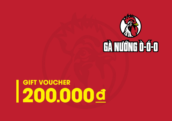 Hồ Chí Minh - Phiếu quà tặng Gà Nướng Ò Ó O 200K