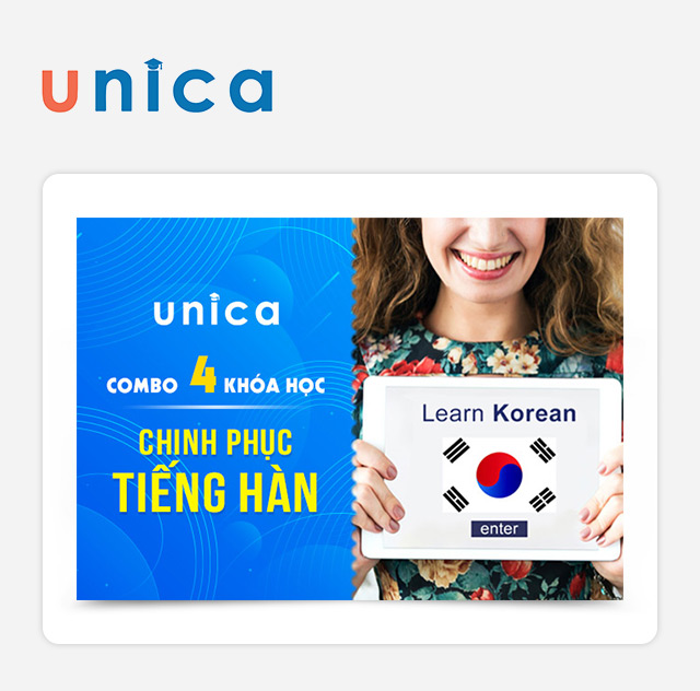 Unica - Combo 4 khóa học Chinh phục Tiếng Hàn