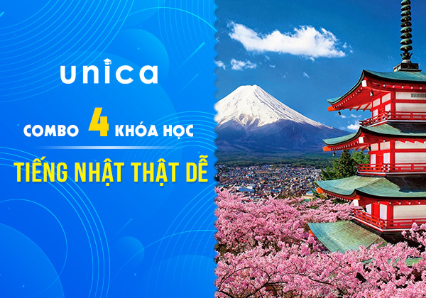 Unica - Combo 4 Khóa Học Tiếng Nhật Thật Dễ